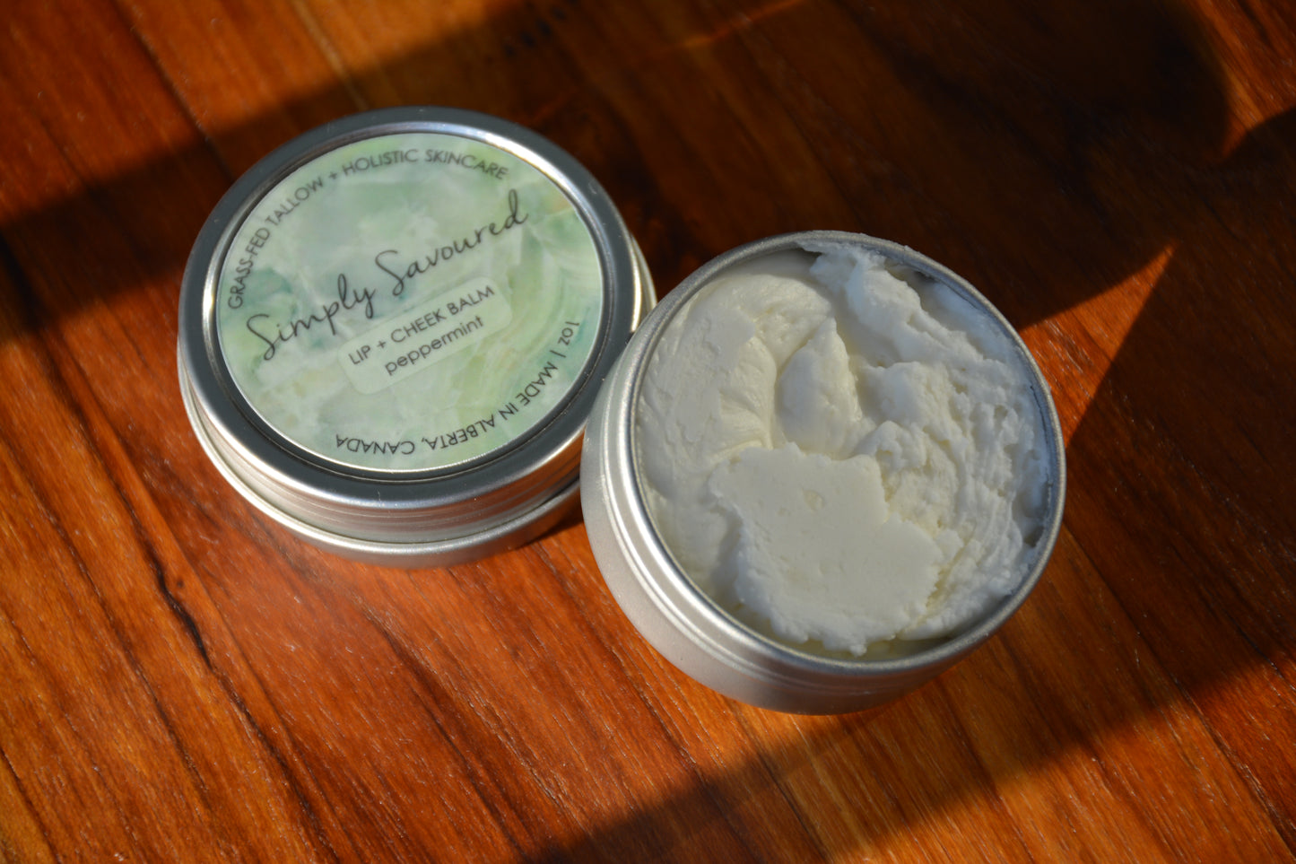 Lip + Cheek Balm: Peppermint (1 oz)