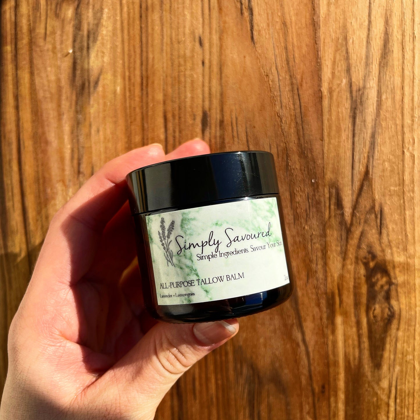 All Purpose Tallow Balm: Lavender + Lemongrass (2oz)