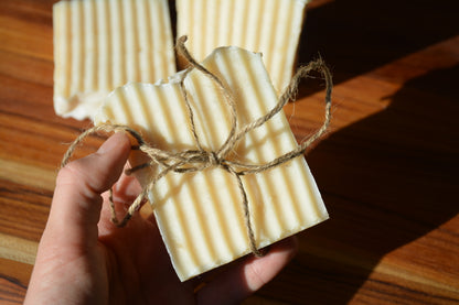 Tallow Soap Bar w/tea tree, Japanese mint + rosemary