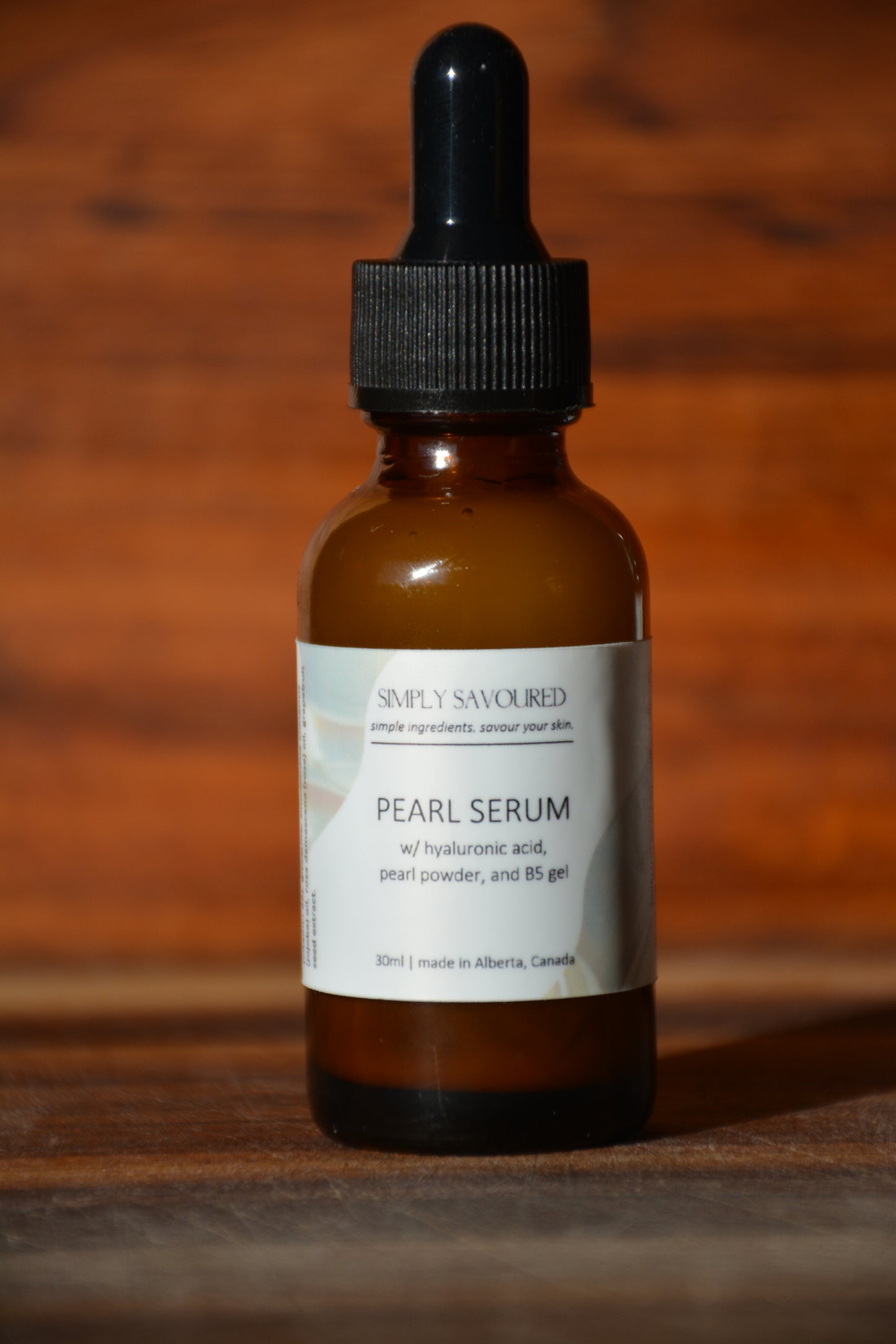 Pearl Serum: w/ hyaluronic acid, pearl powder + B5 gel (30 ml)