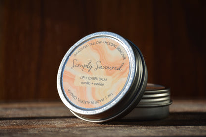 Lip + Cheek Balm: Vanilla + Coffee