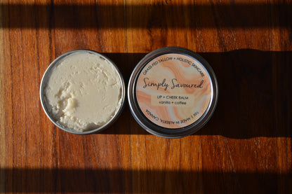 Lip + Cheek Balm: Vanilla + Coffee